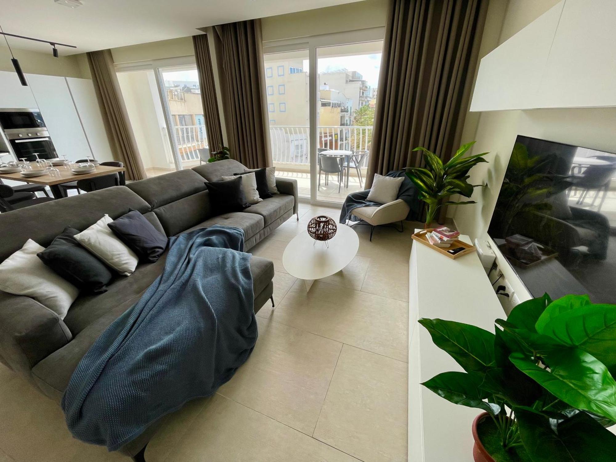 Bugibba Square Seafront Lux Apartments By Holi St. Paul's Bay Exterior foto