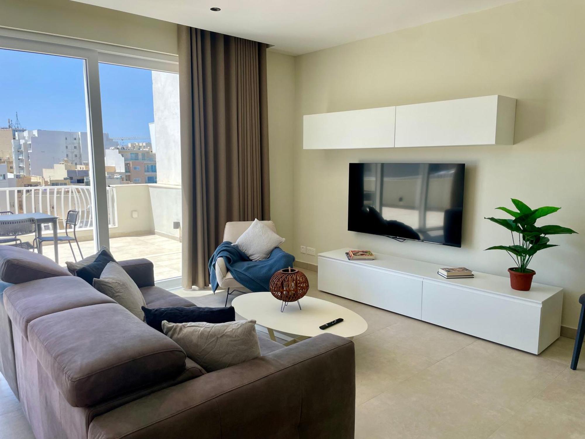 Bugibba Square Seafront Lux Apartments By Holi St. Paul's Bay Exterior foto