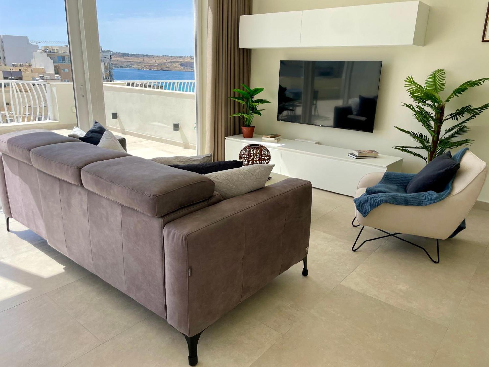 Bugibba Square Seafront Lux Apartments By Holi St. Paul's Bay Exterior foto